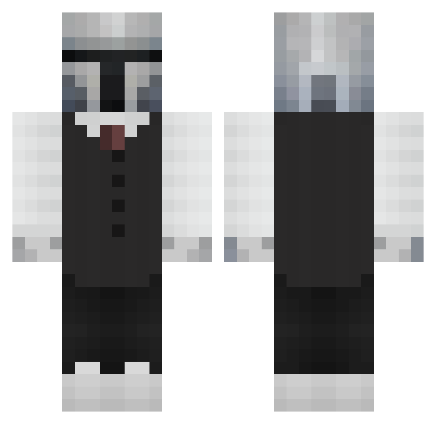 KS_vJRpq_30 Minecraft skin, front and back view