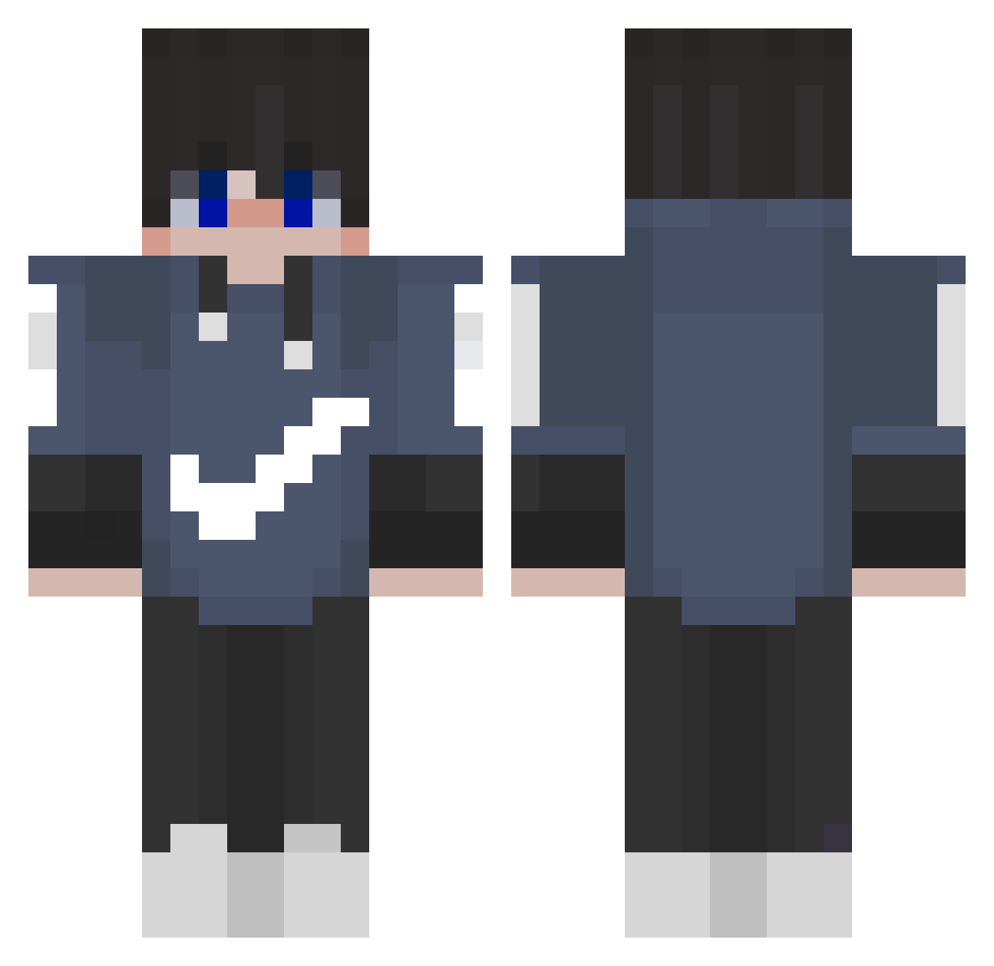 xXScoopySnoopyXx Minecraft skin, front and back view