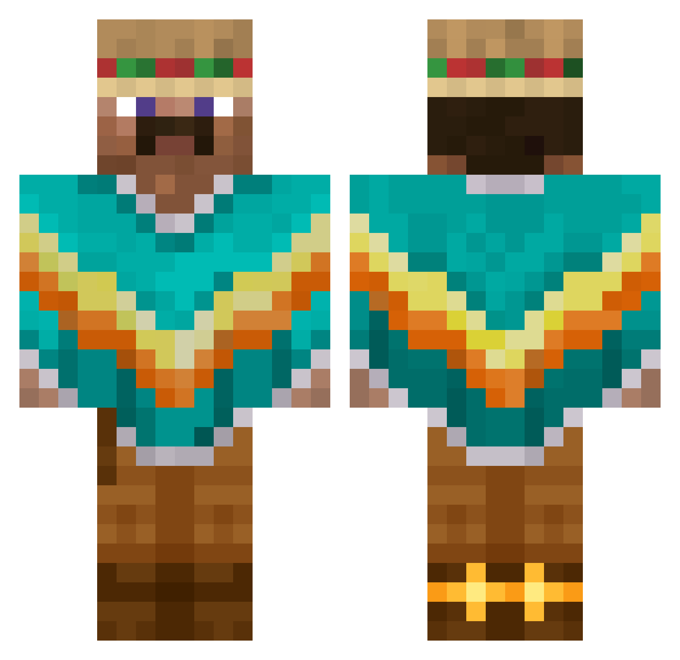 jchampion_ Minecraft skin, front and back view