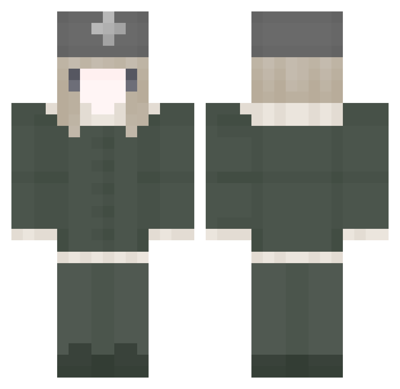 Malashenko_ Minecraft skin, front and back view
