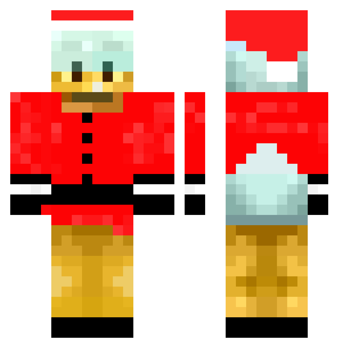 lila336 Minecraft skin, front and back view