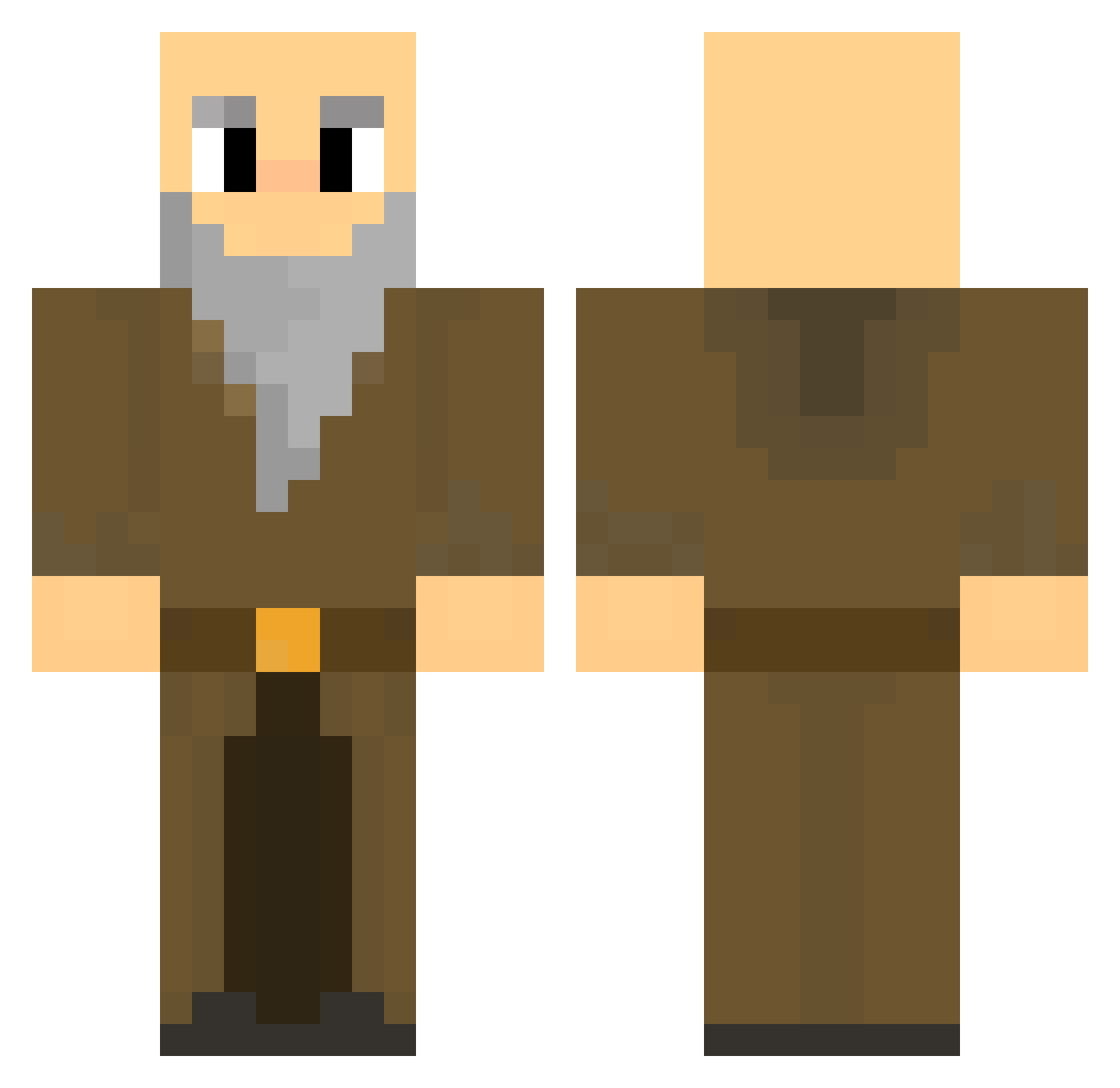 idmitrich Minecraft skin, front and back view