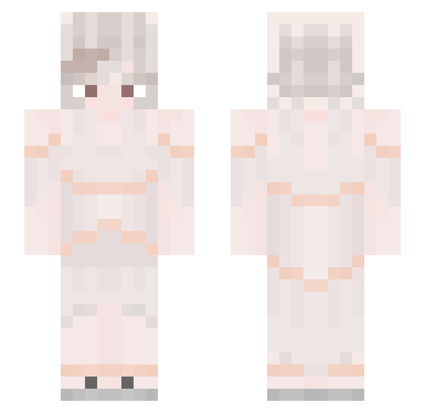 ByteSizeLyt Minecraft skin, front and back view