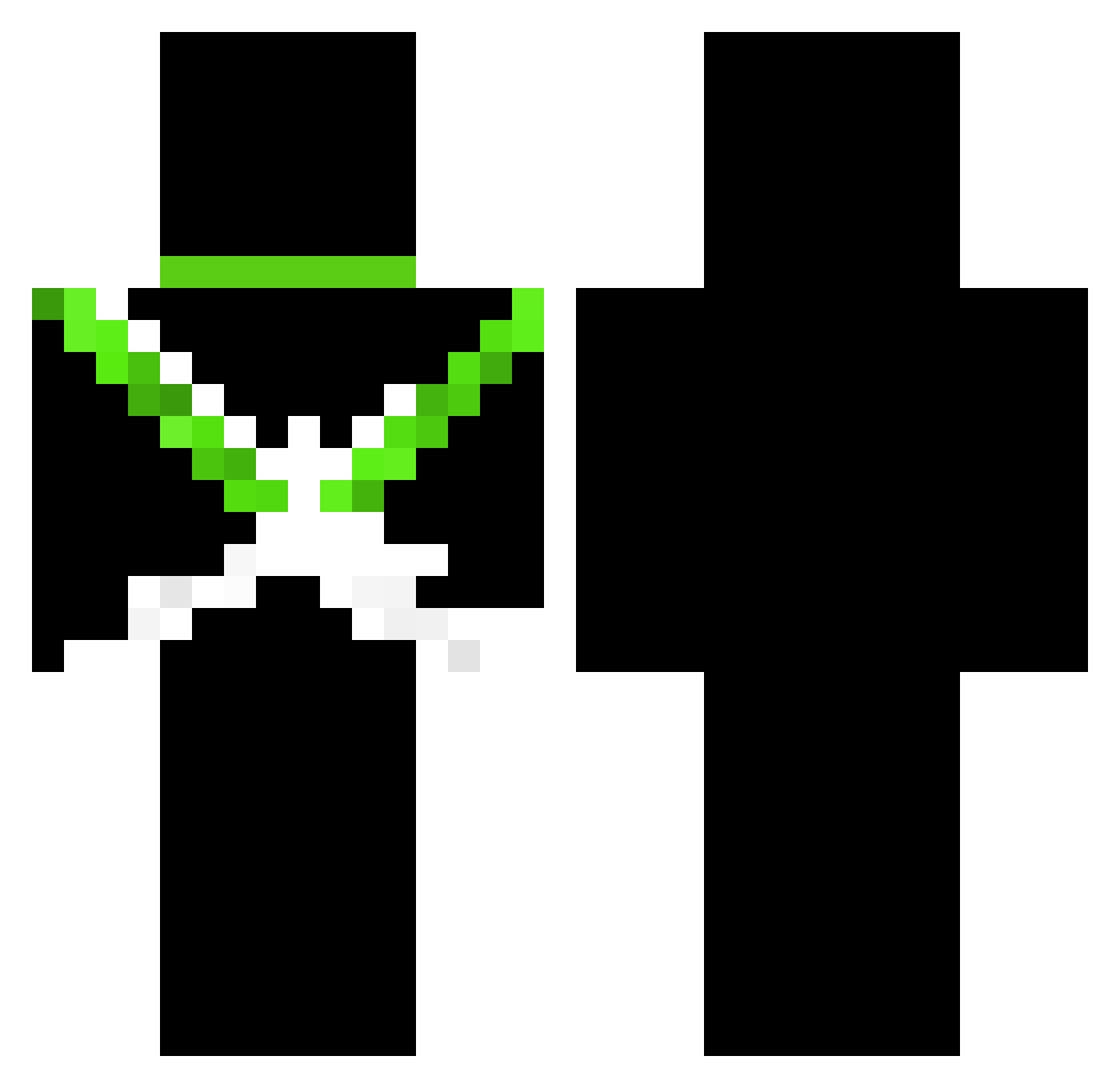 spoko_loko Minecraft skin, front and back view