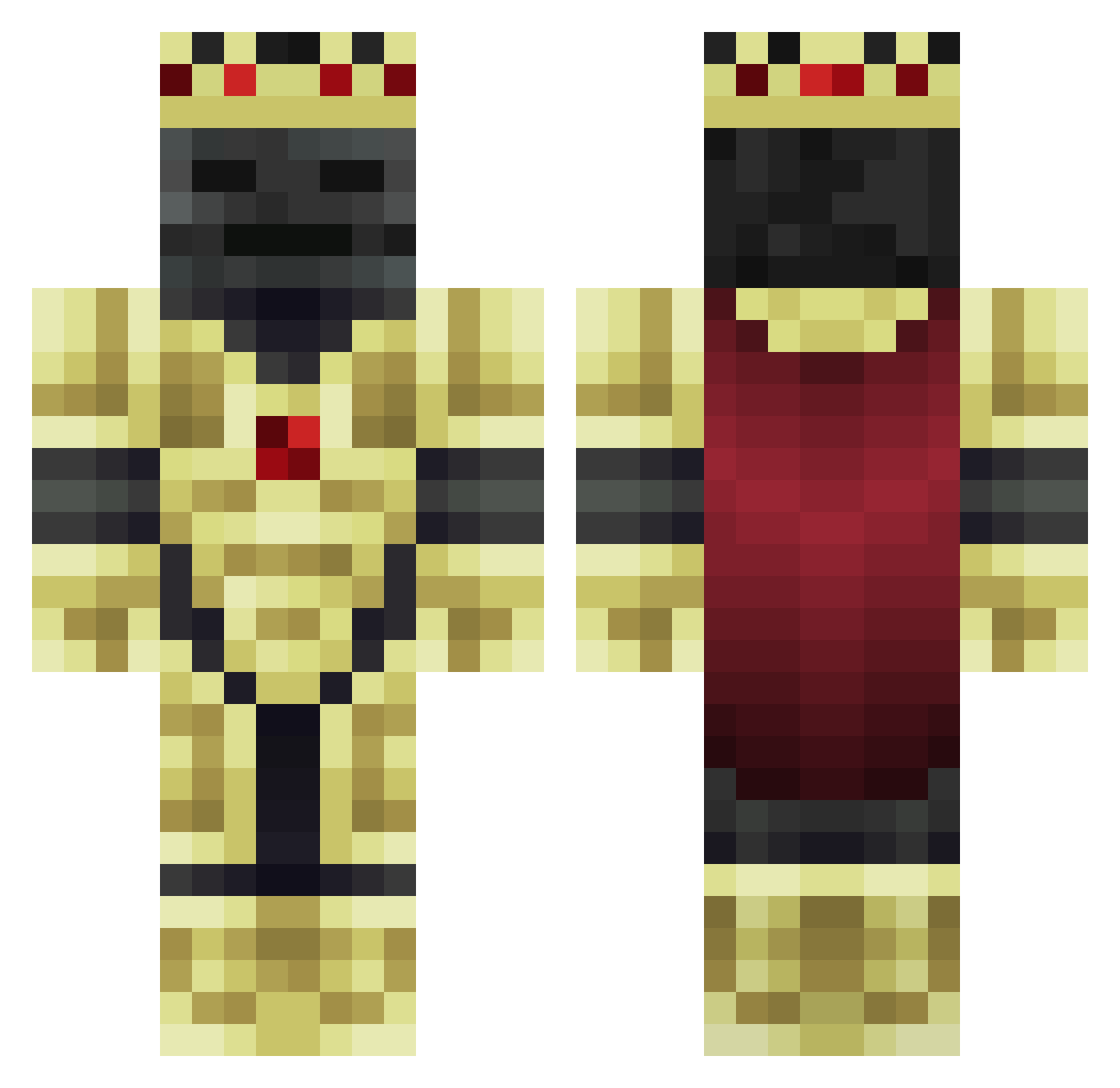 BigBubba1911 Minecraft skin, front and back view