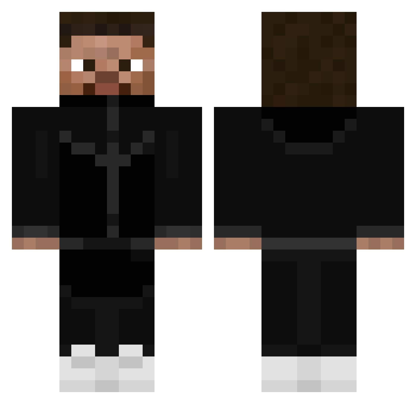 pikopleto09 Minecraft skin, front and back view