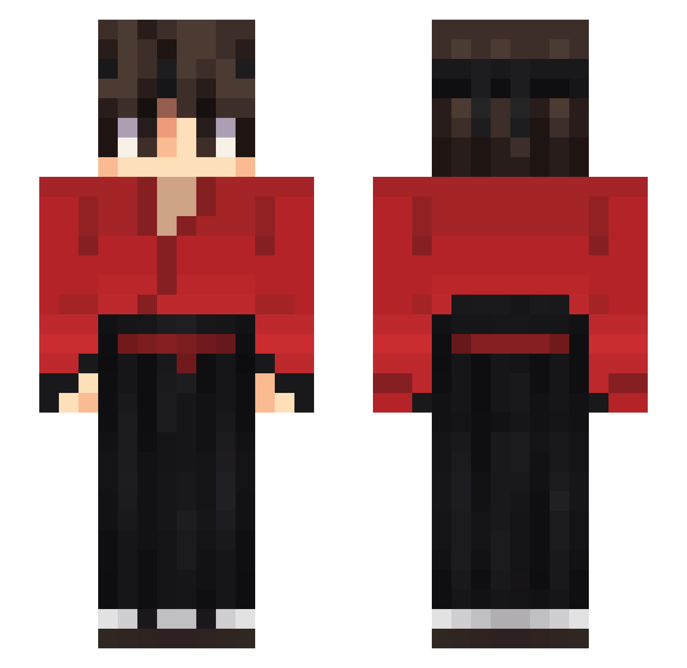 _Morozik_ Minecraft skin, front and back view