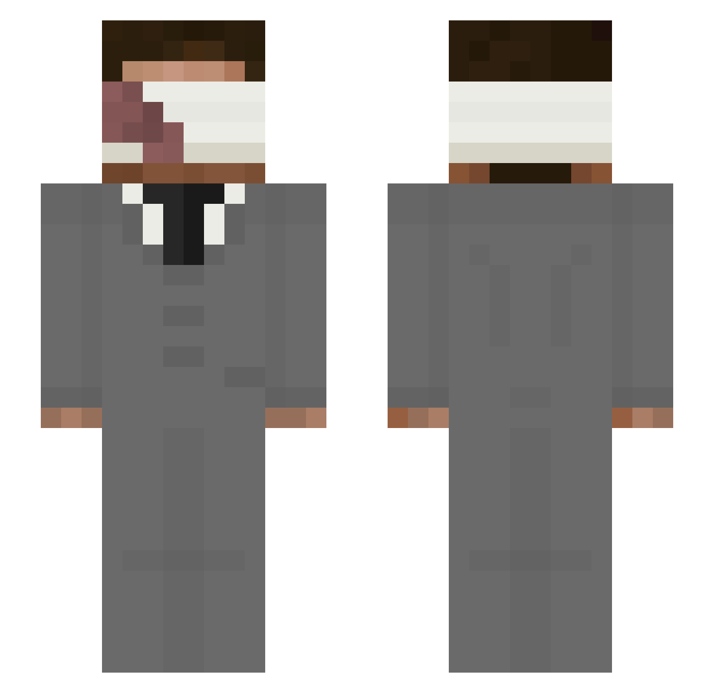 C4rti_ Minecraft skin, front and back view