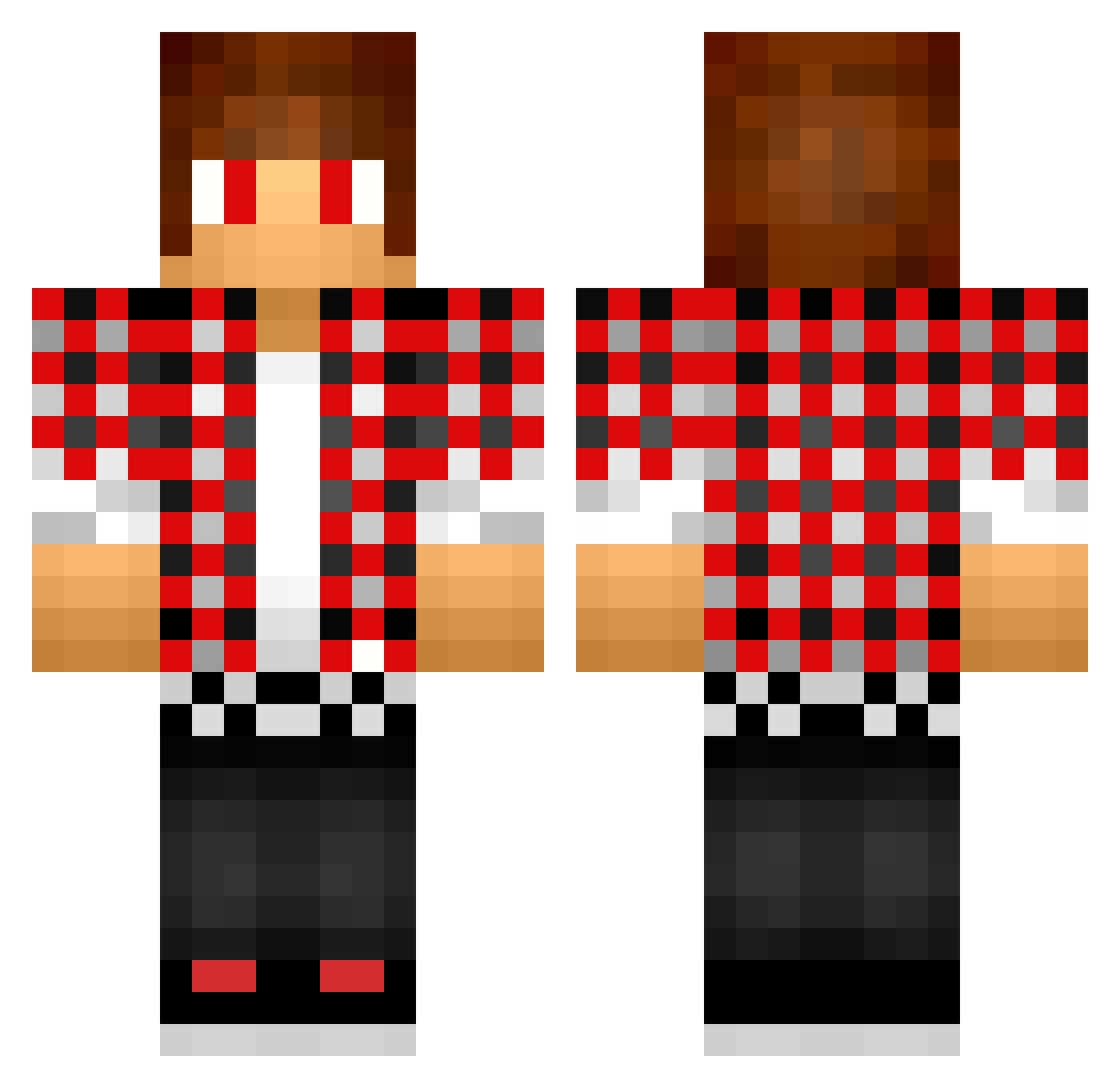 vitor567br Minecraft skin, front and back view