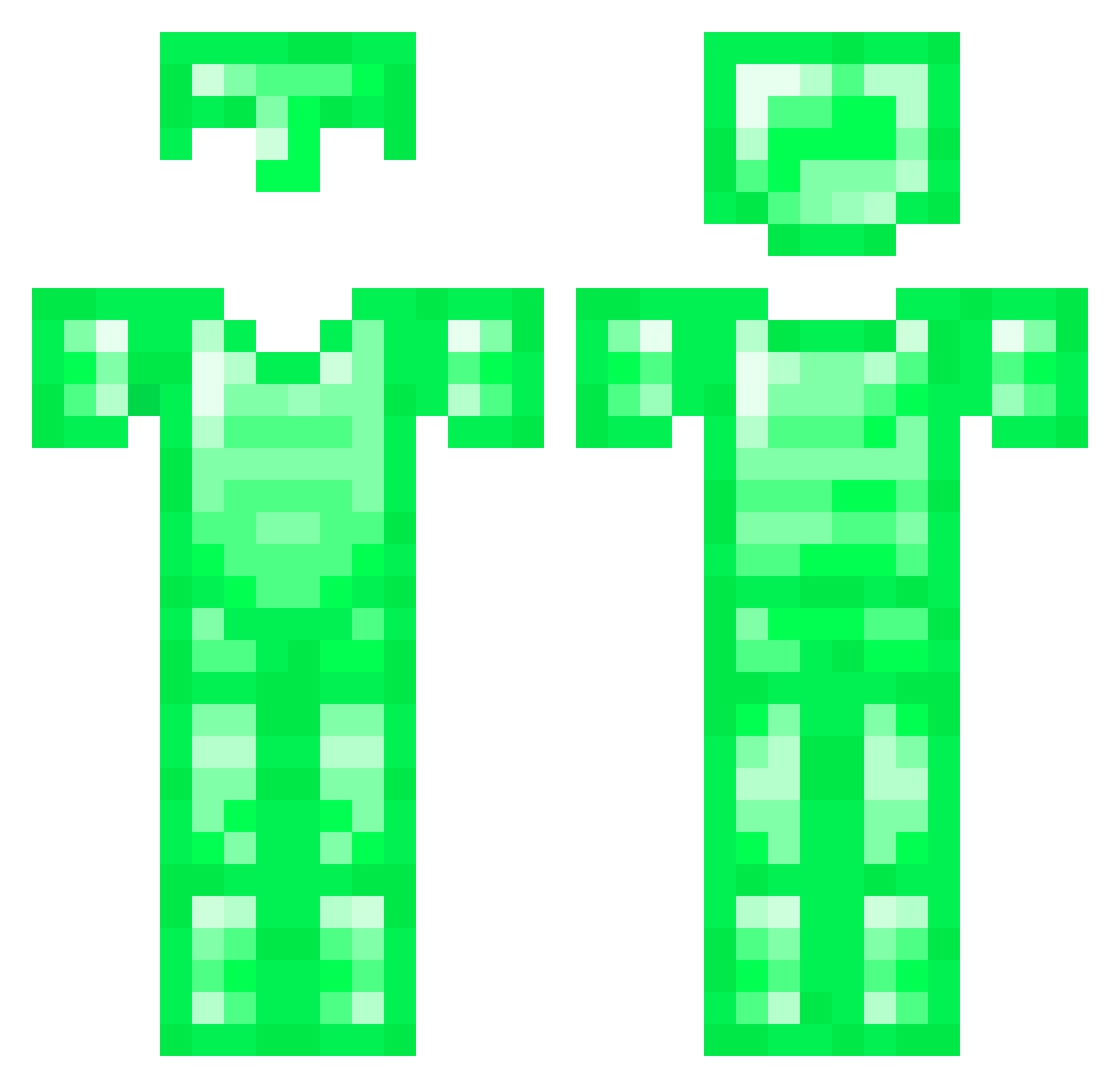 Spicy_noob Minecraft skin, front and back view