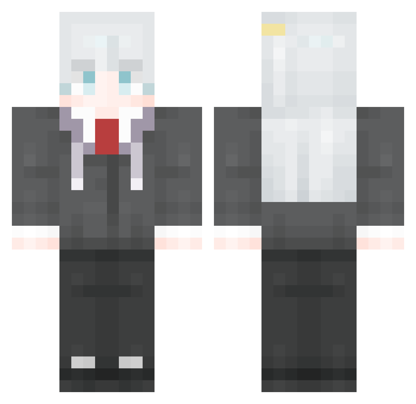 LumSo015 Minecraft skin, front and back view