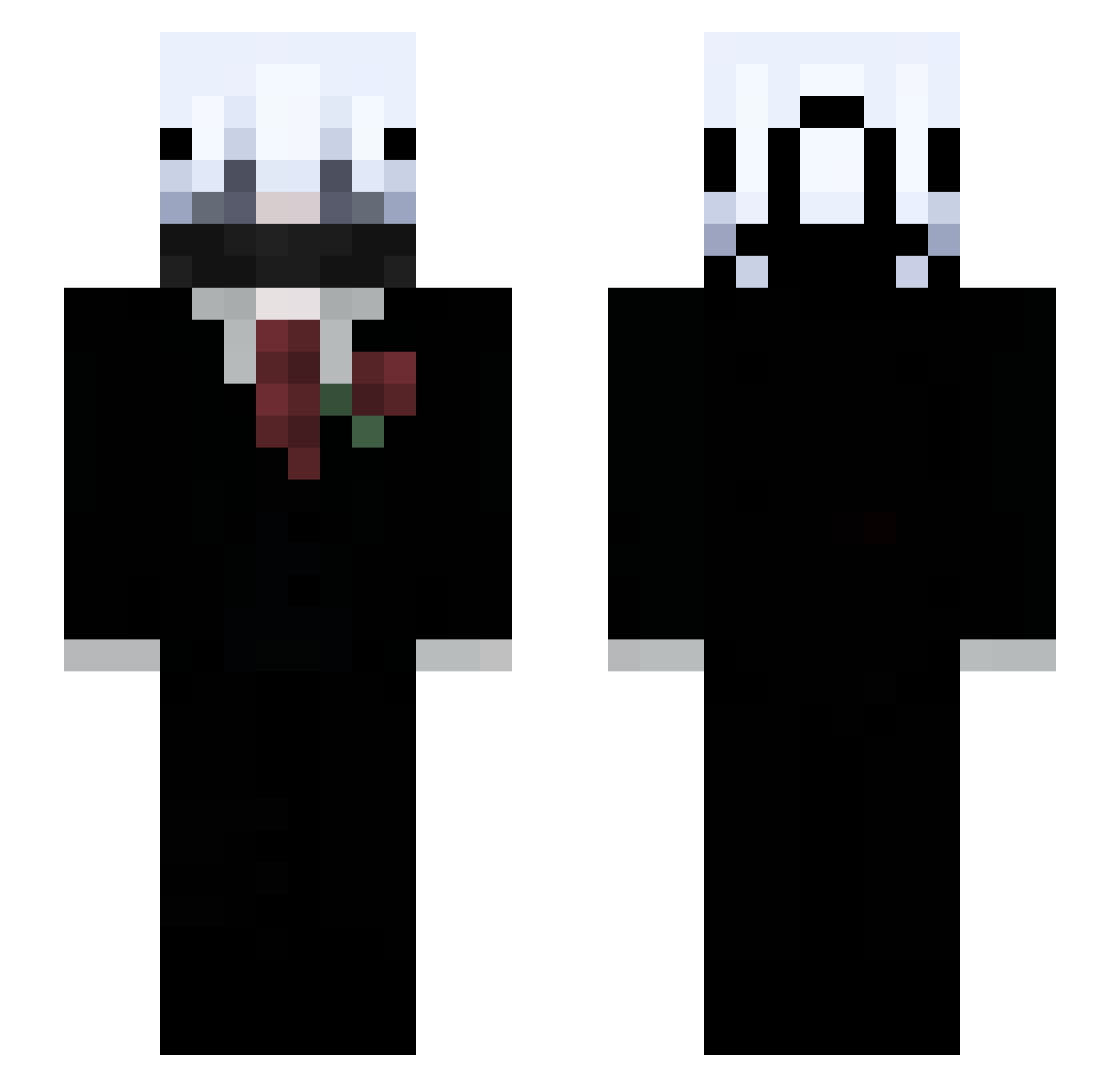 smhTaken Minecraft skin, front and back view