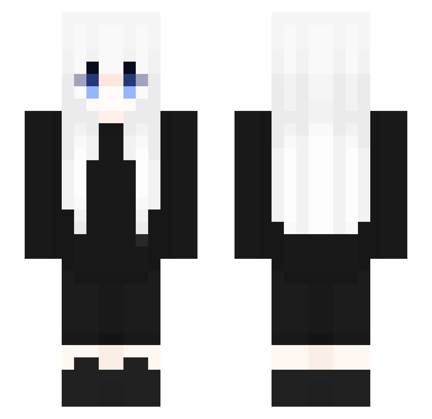 xFaTiCai_ Minecraft skin, front and back view