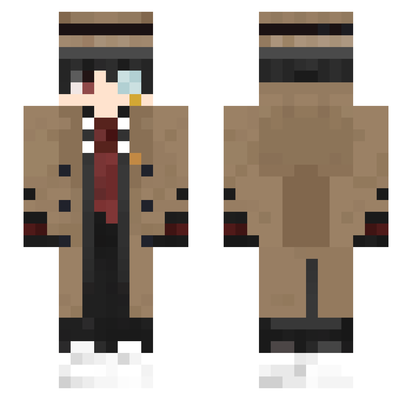 brandttttt Minecraft skin, front and back view