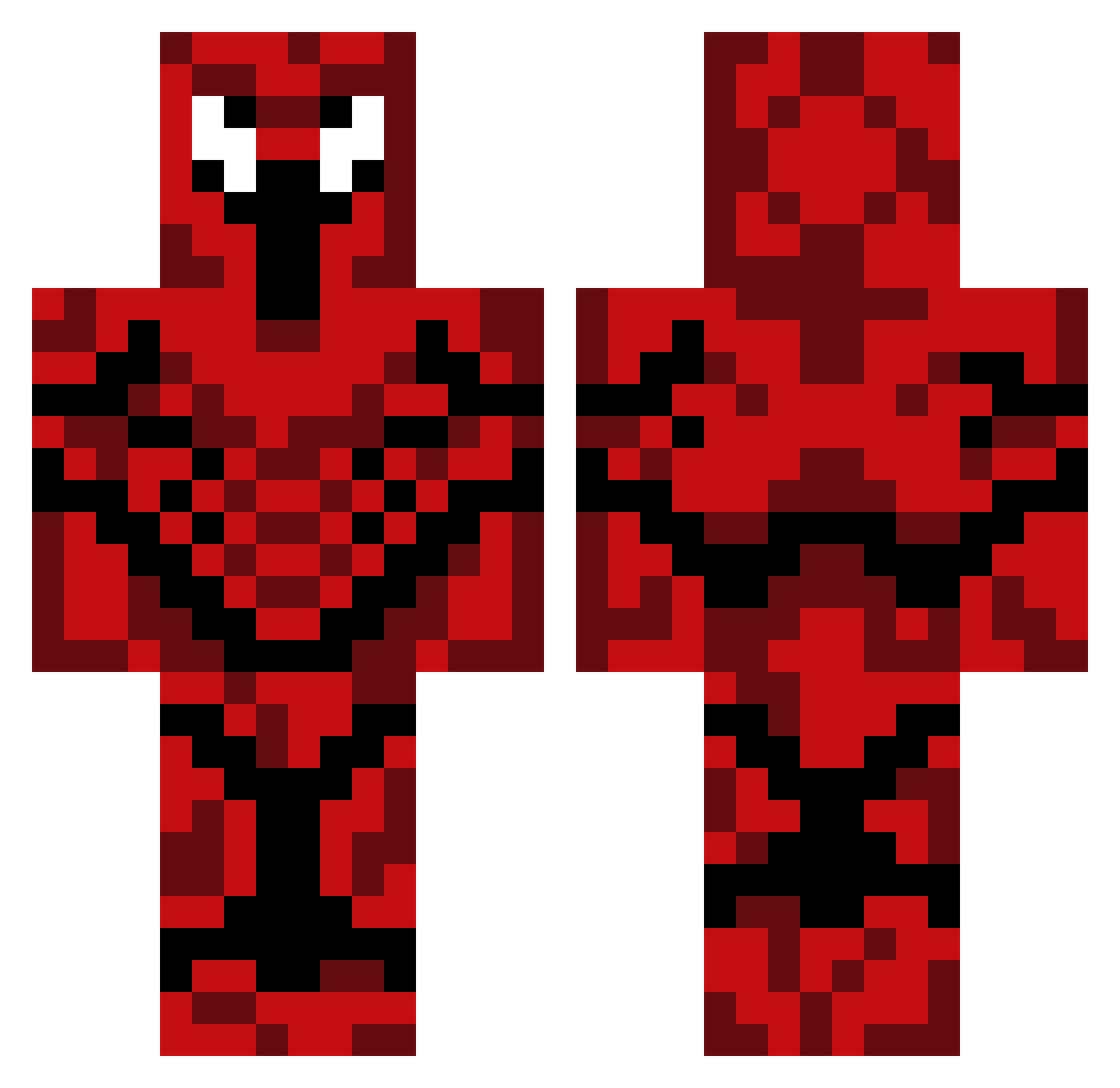 Dr_ET Minecraft skin, front and back view