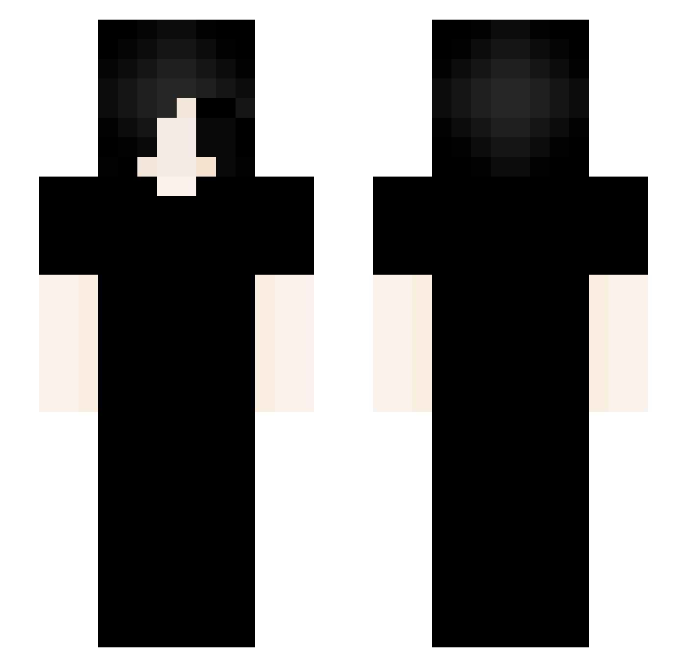 pporori_12 Minecraft skin, front and back view