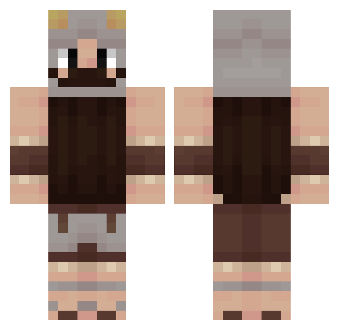 CmDo_Spetsnaz Minecraft skin, front and back view