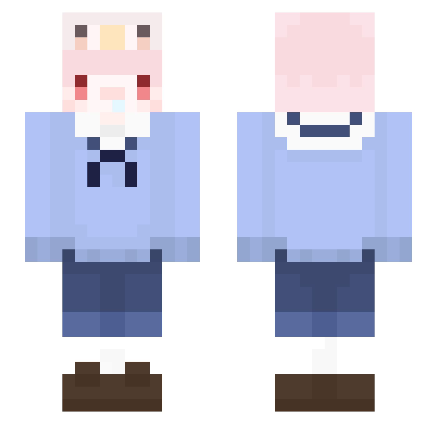 pineapple_game Minecraft skin, front and back view