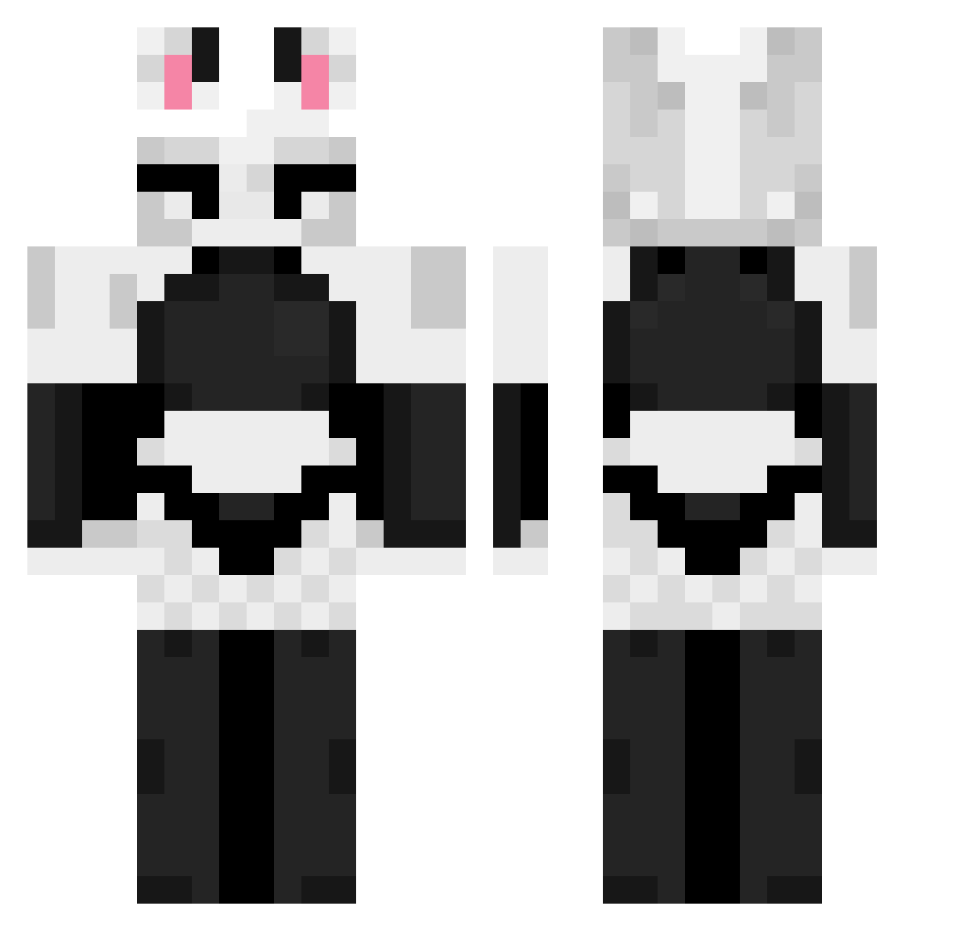 spalu20 Minecraft skin, front and back view