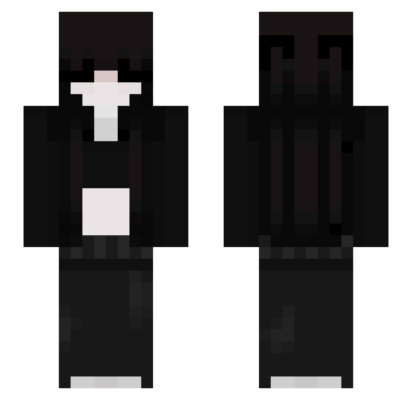 sarahbeara36 Minecraft skin, front and back view