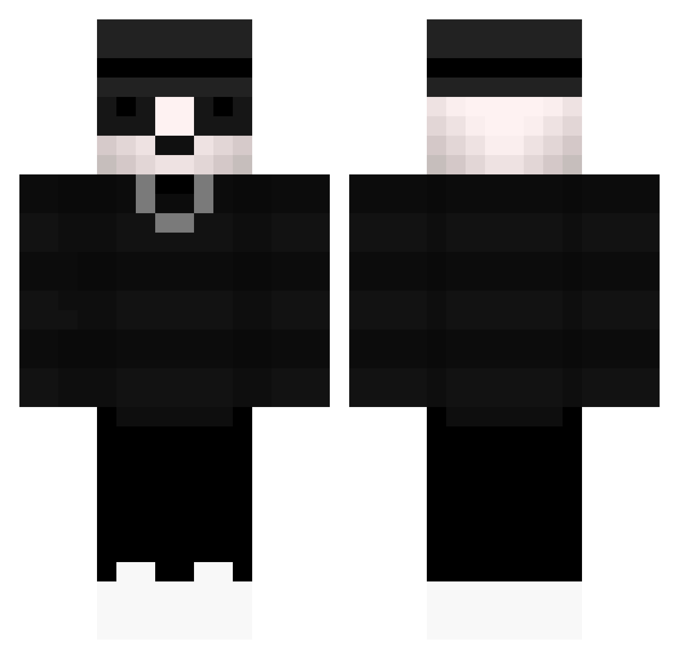 premiumbroom Minecraft skin, front and back view