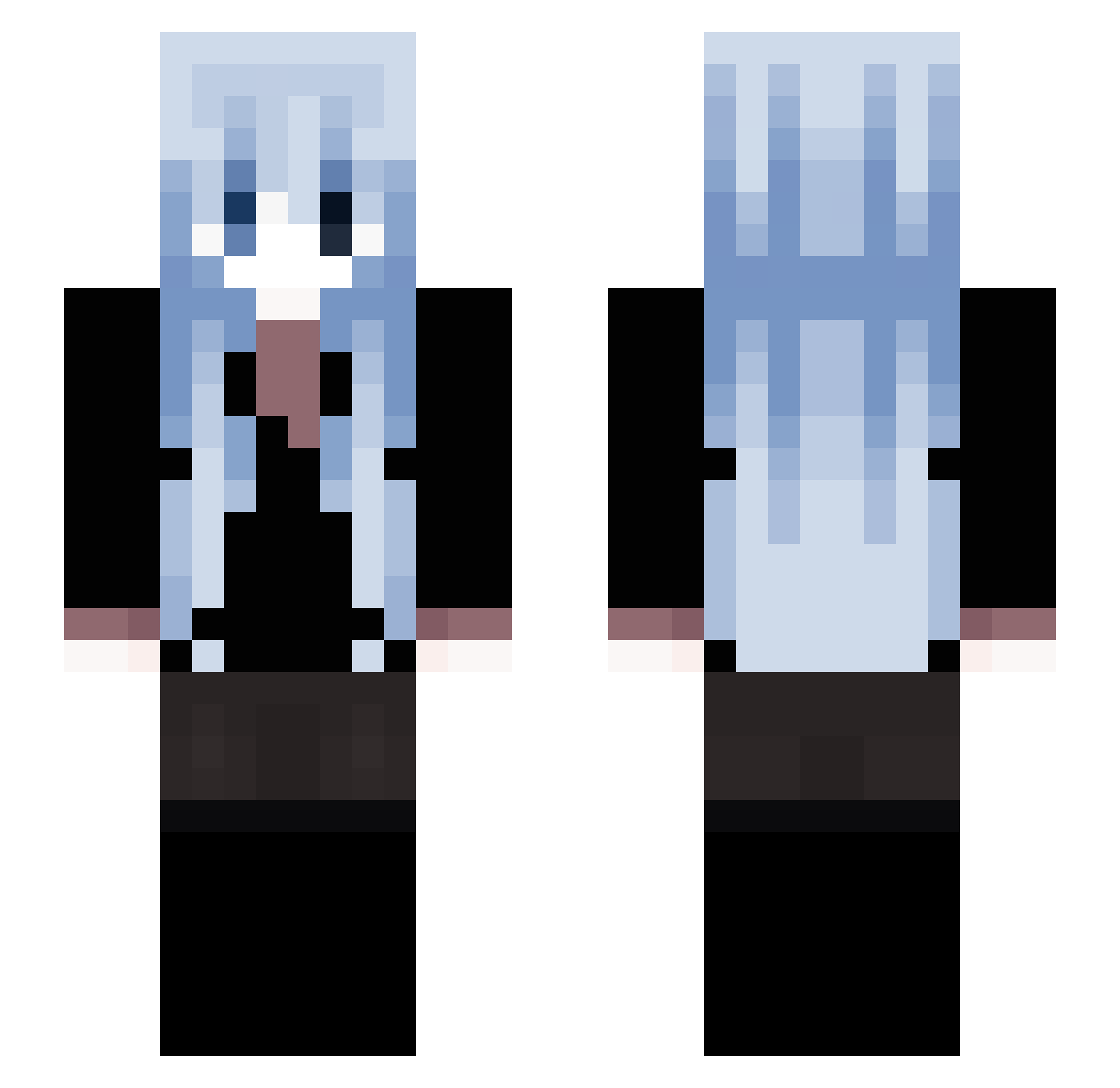 sebasscrespo Minecraft skin, front and back view