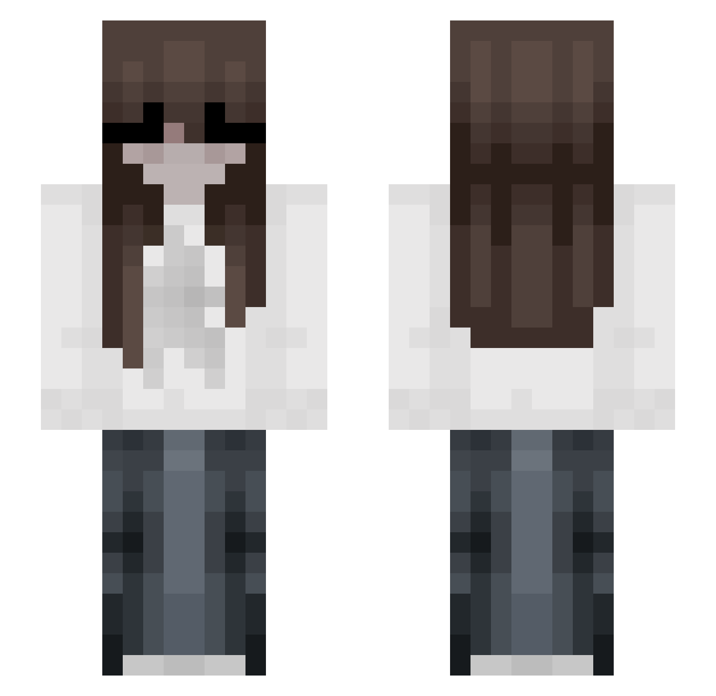 RanGer48G5 Minecraft skin, front and back view