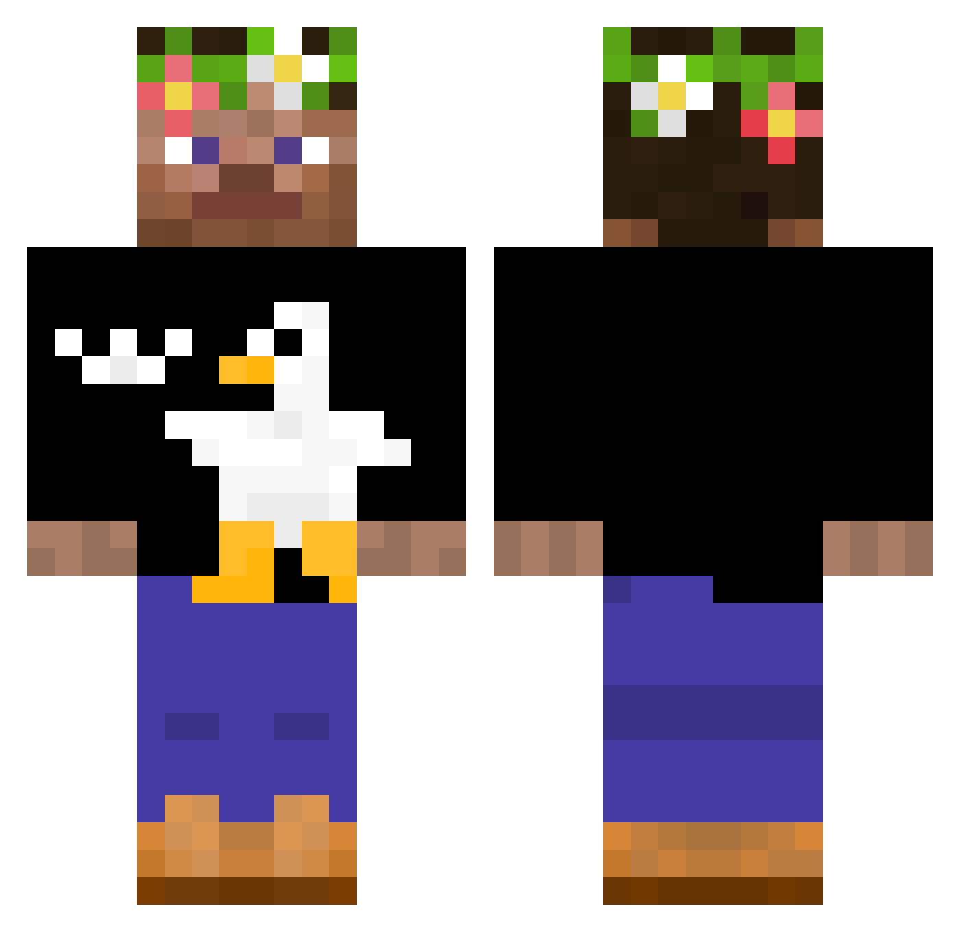 tacooo_ Minecraft skin, front and back view
