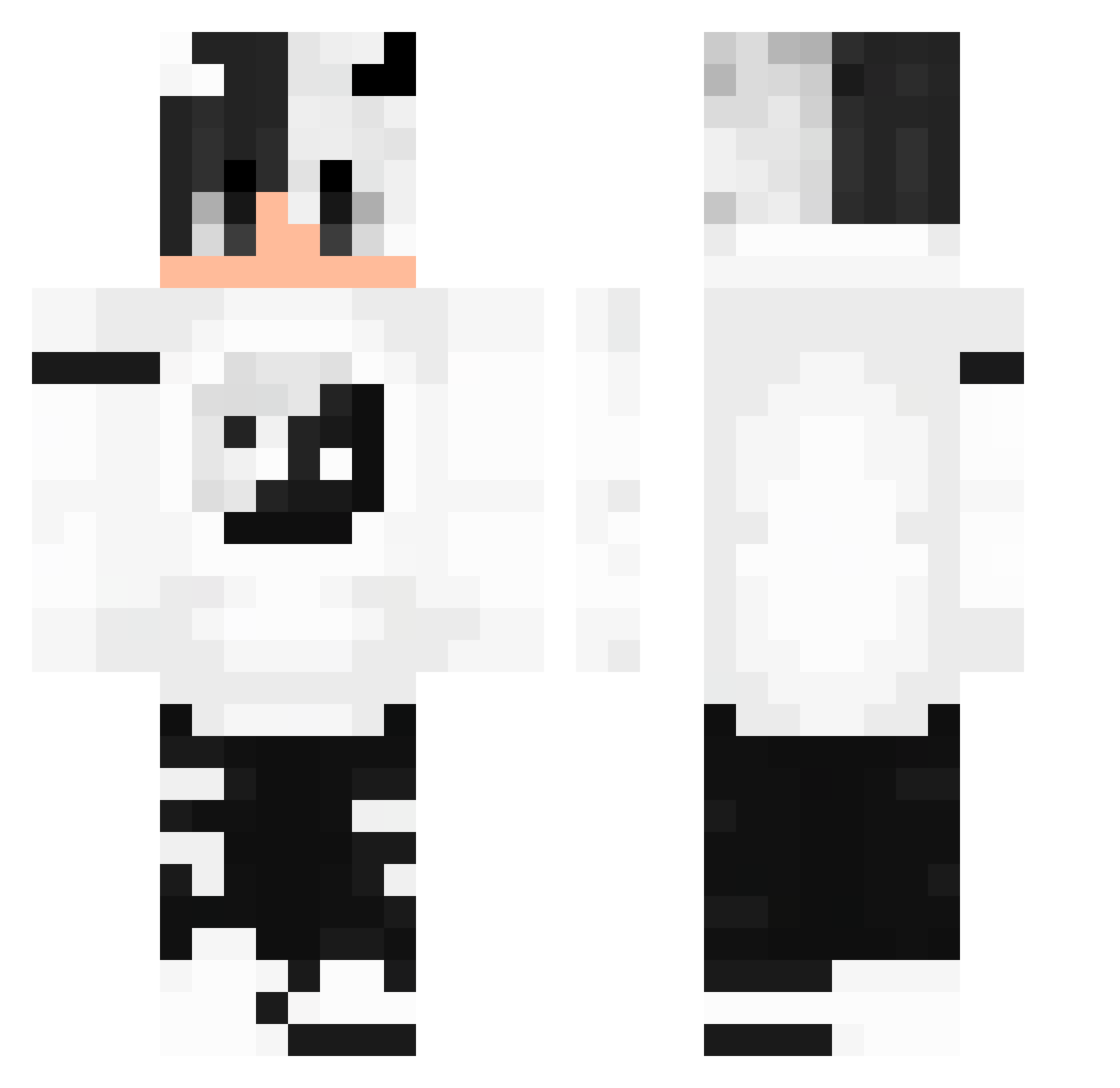 zVomISmyDADDY992 Minecraft skin, front and back view