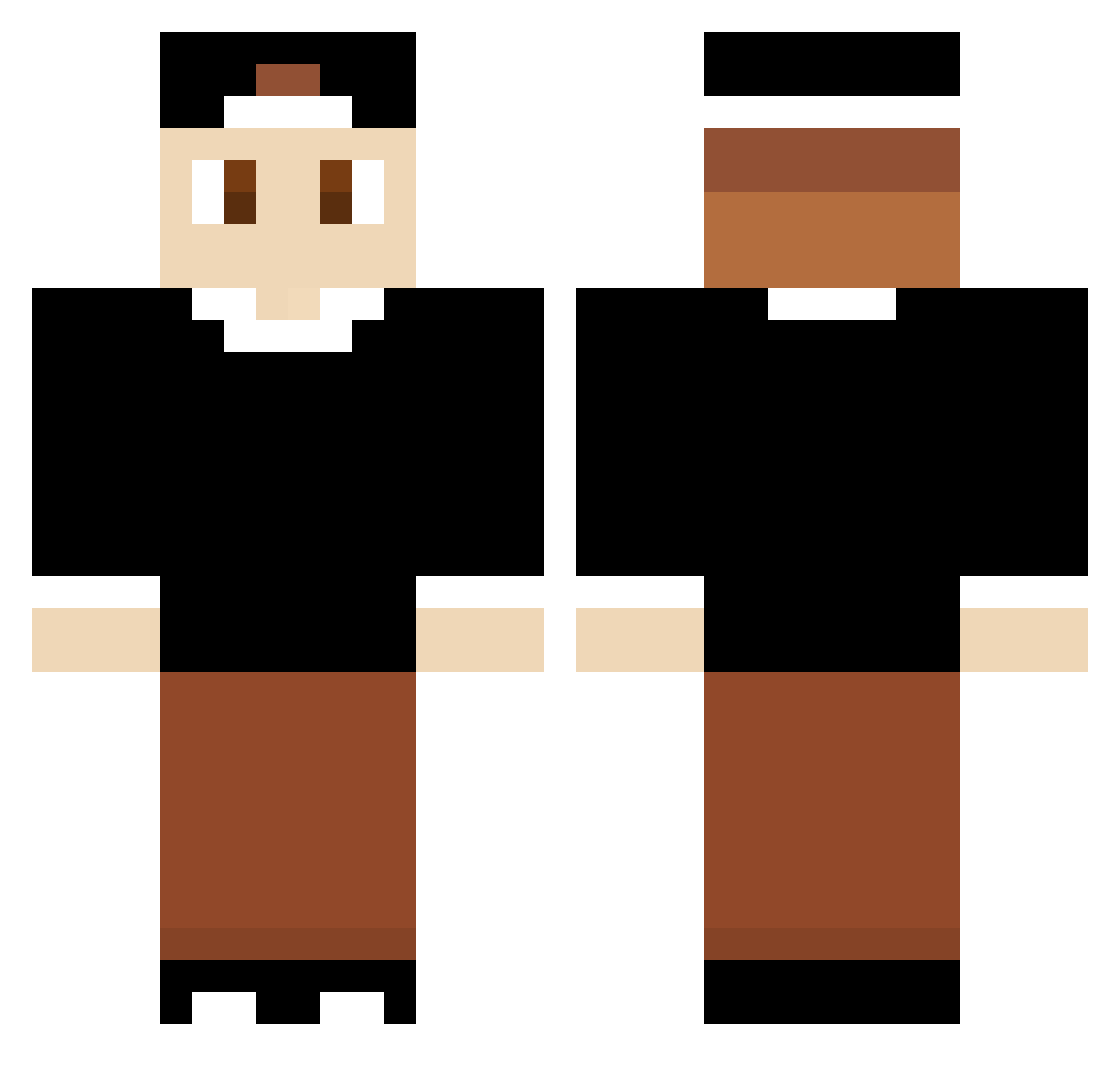 xX_get_rekt_Xx Minecraft skin, front and back view