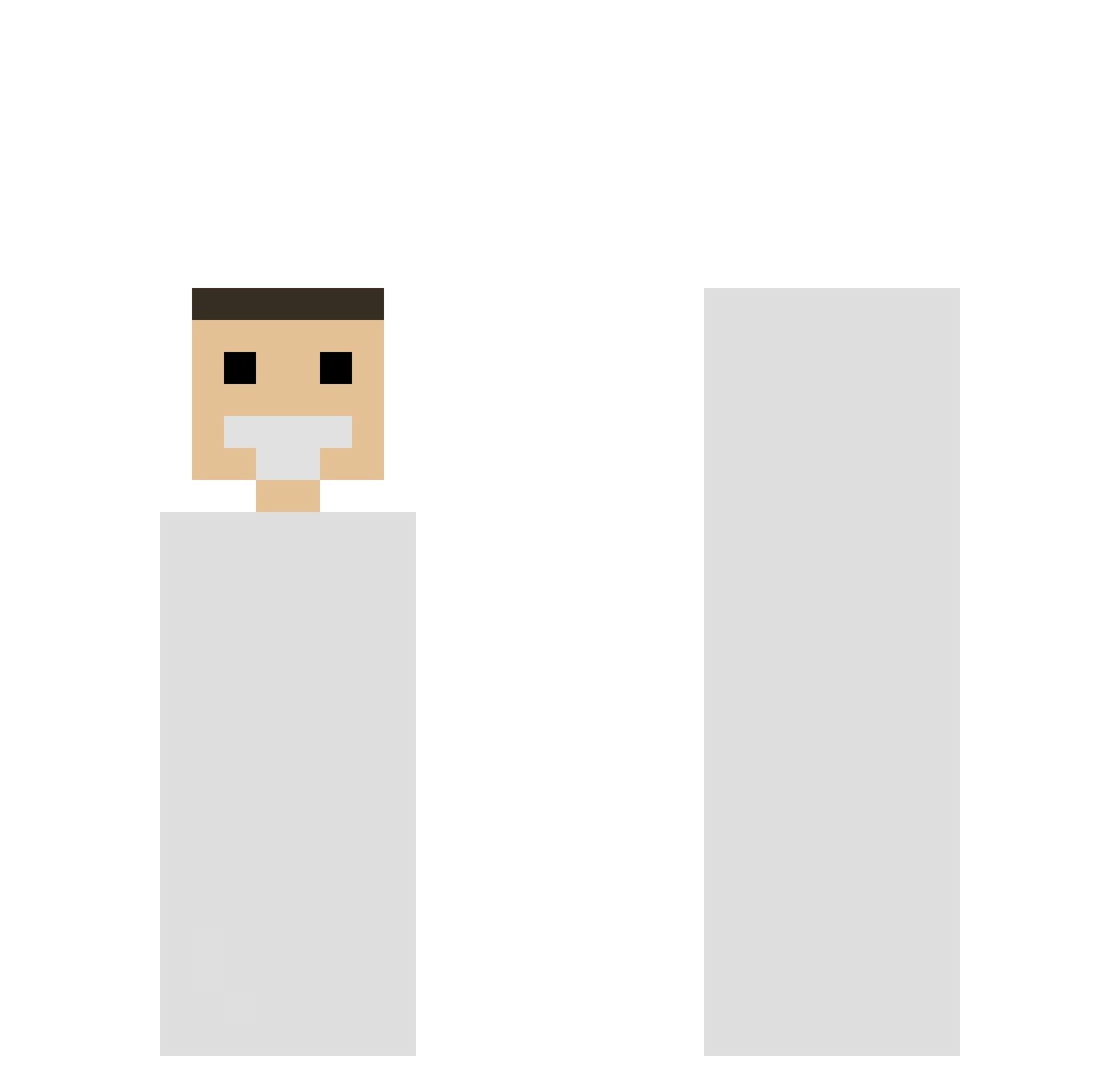 Uebi4242 Minecraft skin, front and back view