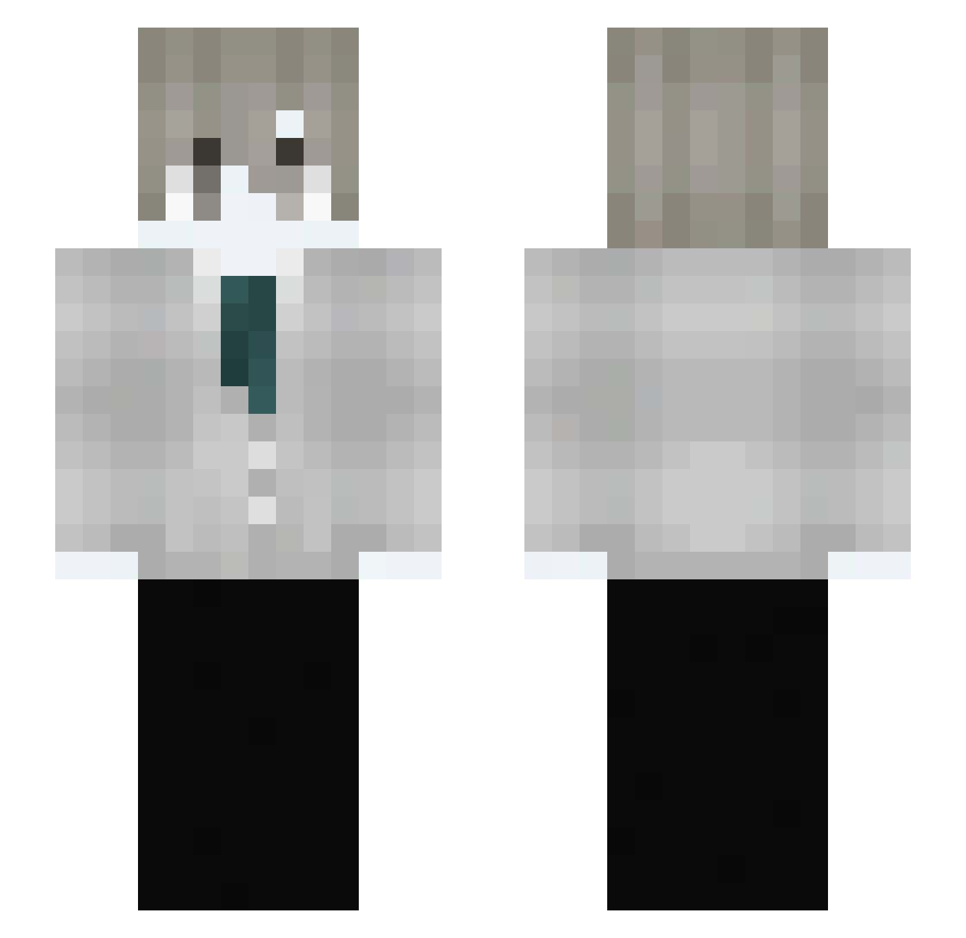 yeahimoverthere Minecraft skin, front and back view