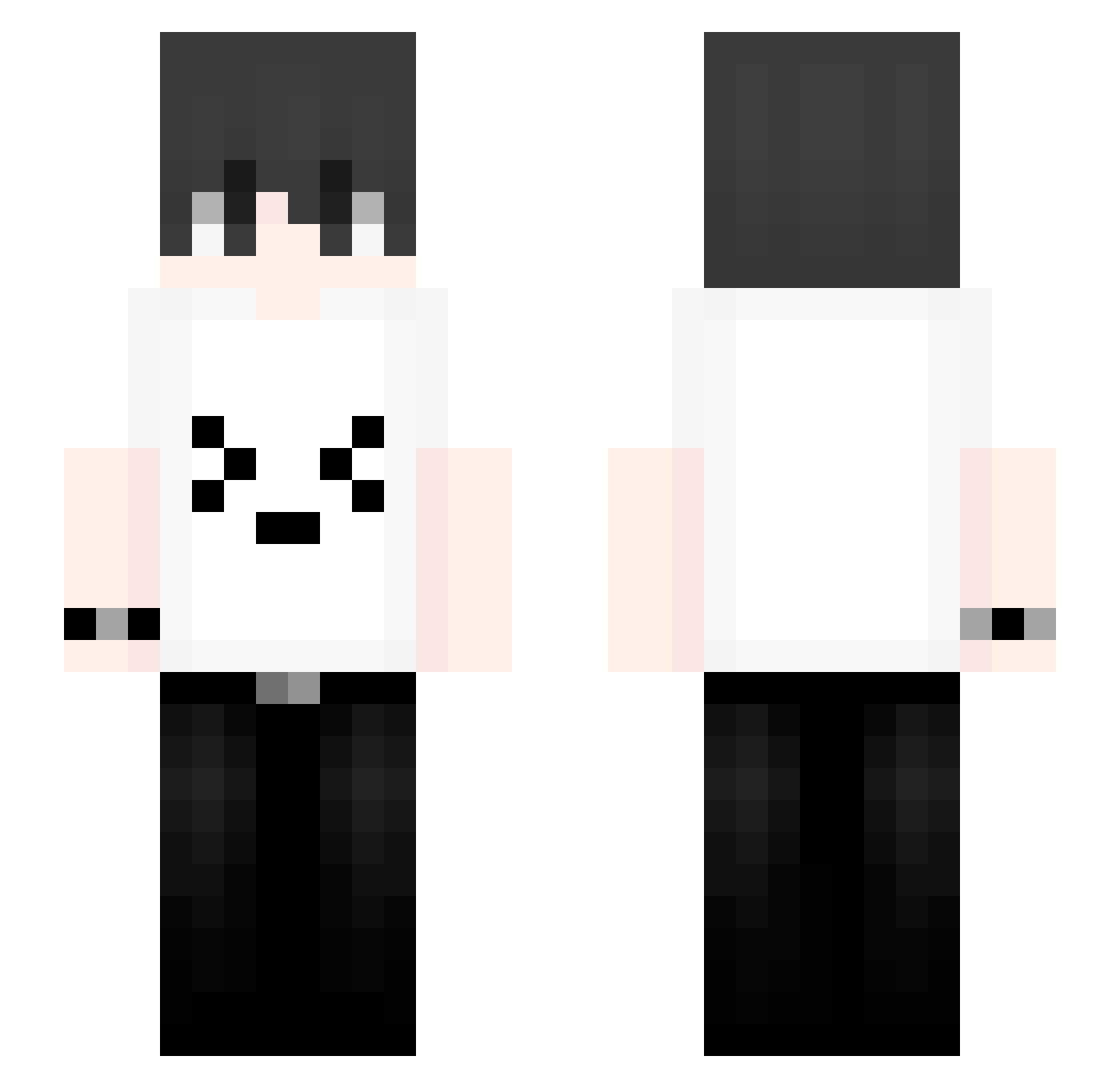 ULT9p Minecraft skin, front and back view