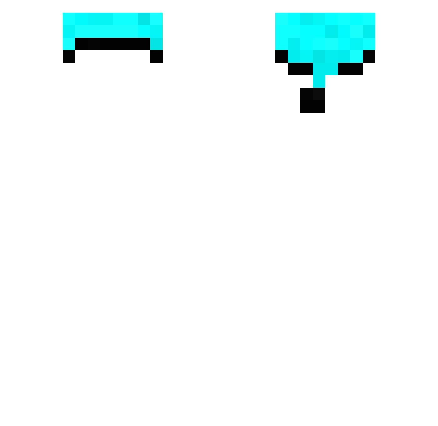 sefixe Minecraft skin, front and back view