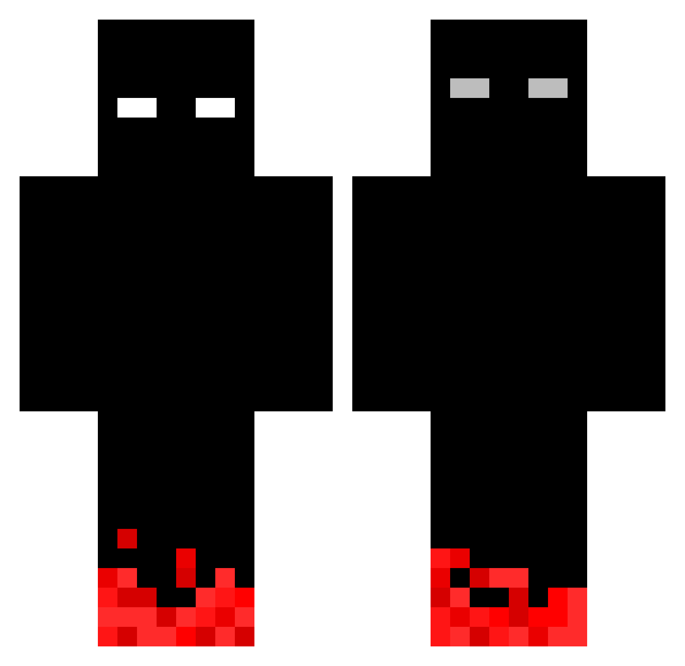 blaha12 Minecraft skin, front and back view