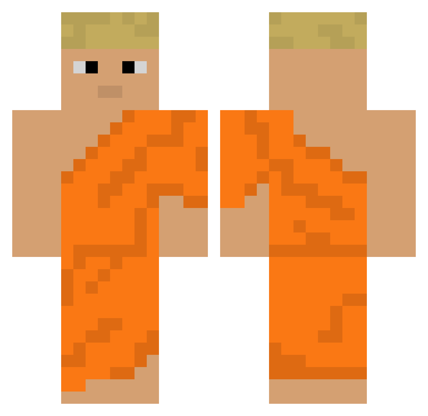 ryce_patti Minecraft skin, front and back view