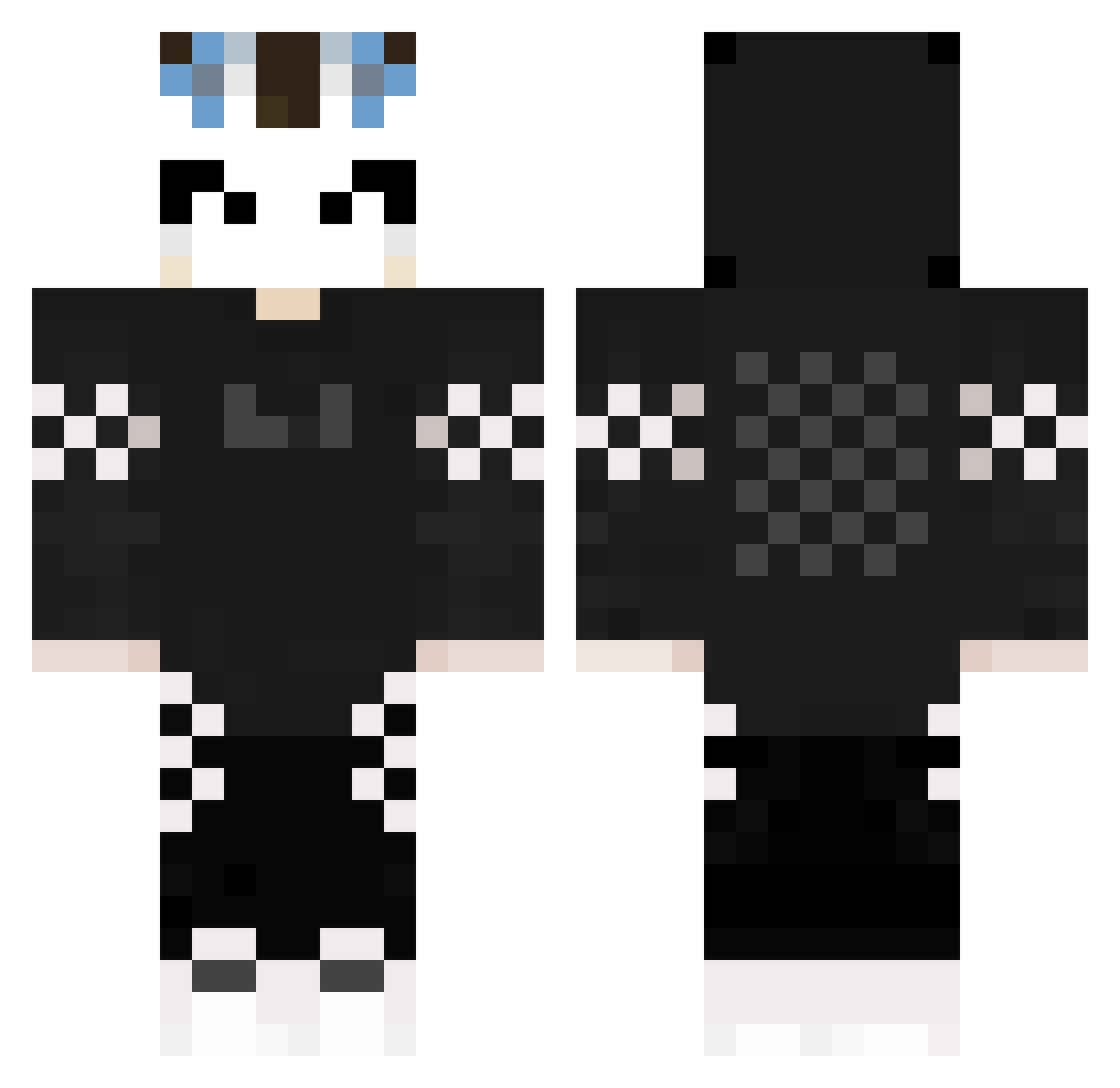 TheGooserBoy Minecraft skin, front and back view