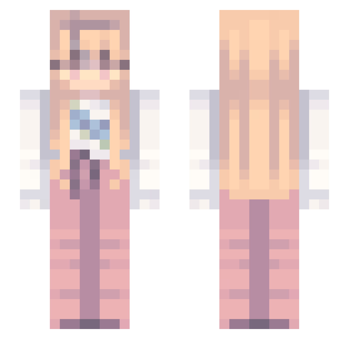 973badvibezgirl Minecraft skin, front and back view