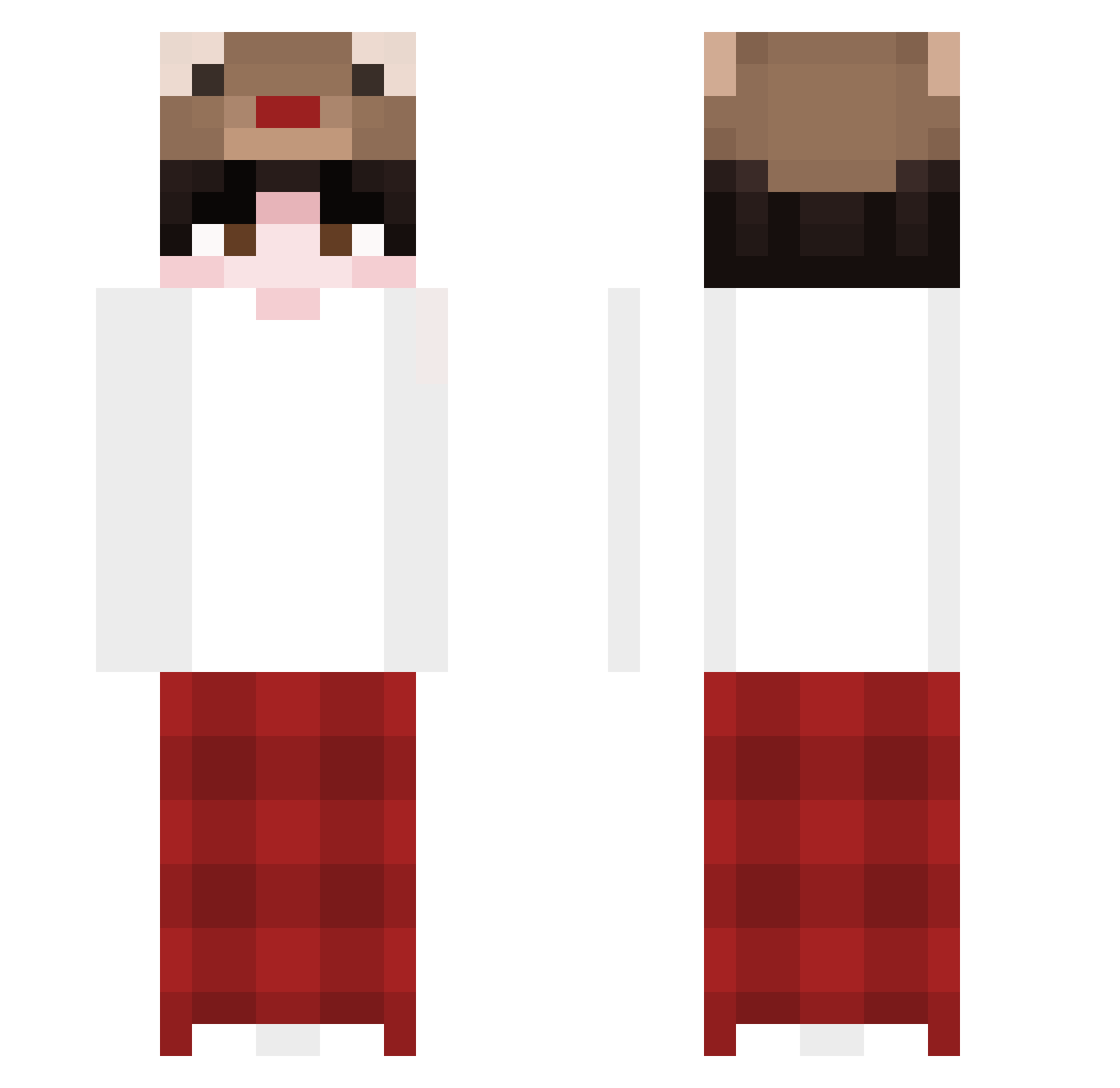 Craft_mcmuhyun Minecraft skin, front and back view