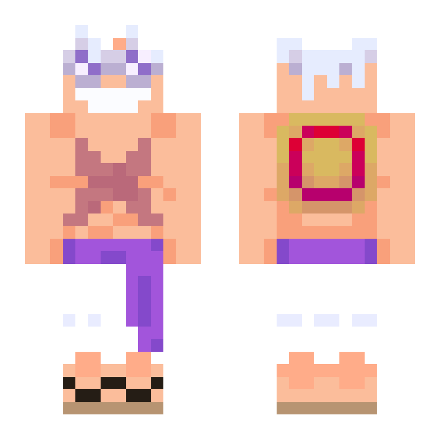SHADOW_POLLO Minecraft skin, front and back view