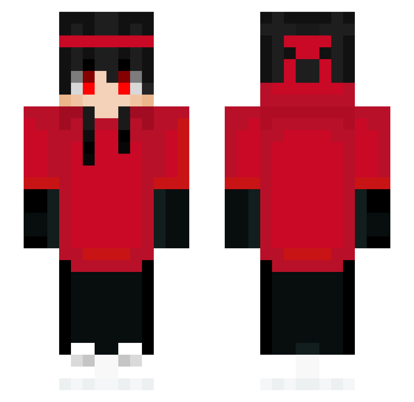 YAKOUB__DZ Minecraft skin, front and back view