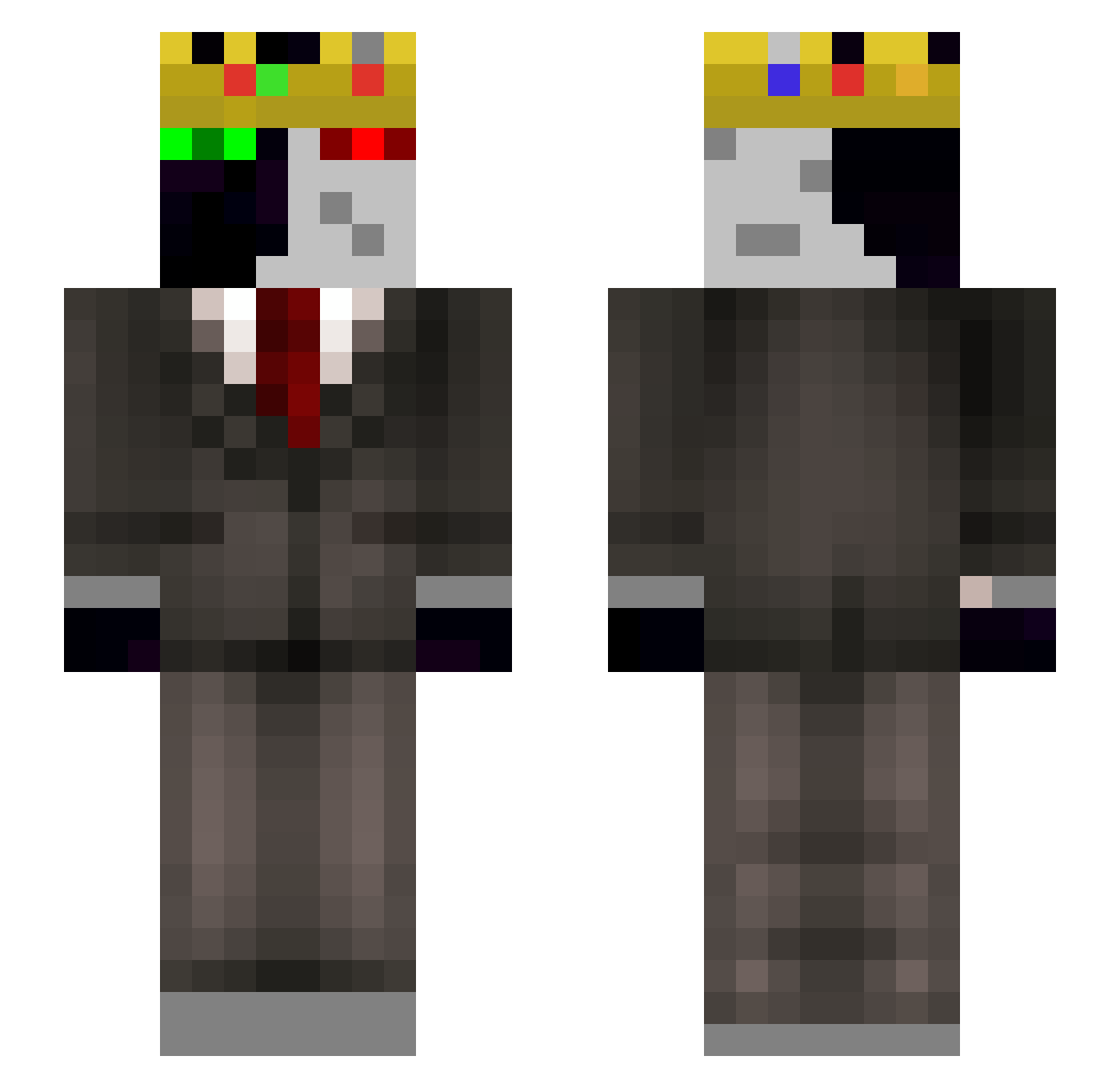 X_Matilda_X Minecraft skin, front and back view