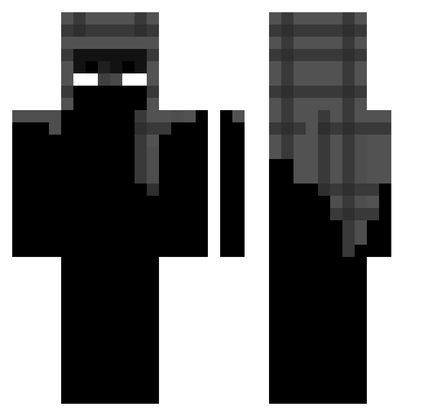 janokuba123 Minecraft skin, front and back view