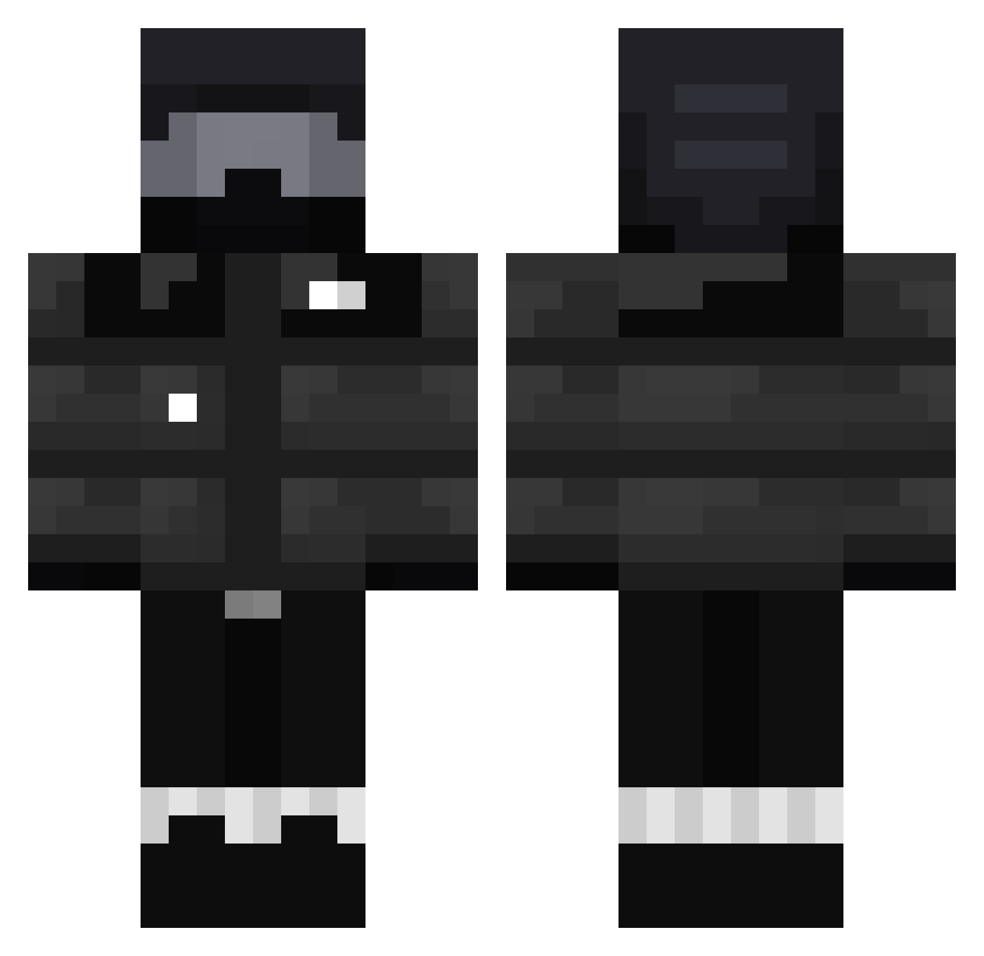reydzzeyy Minecraft skin, front and back view