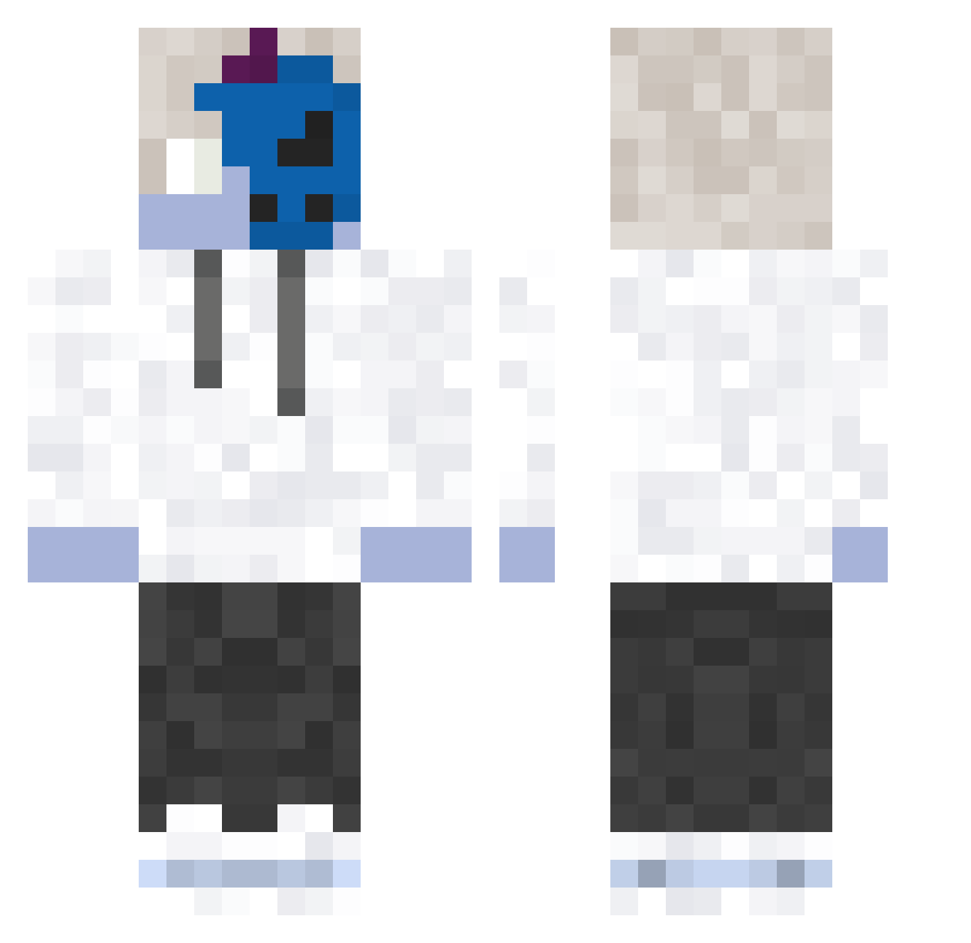 YamataNoOrochi Minecraft skin, front and back view