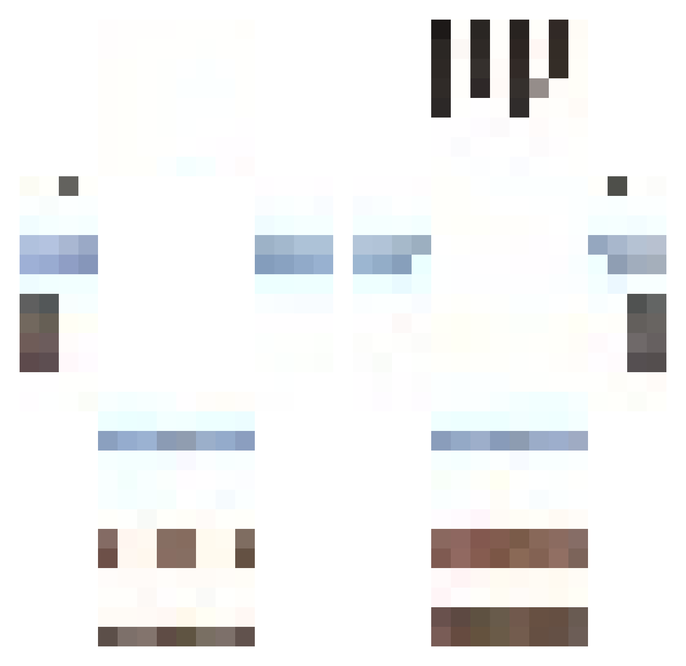BlackAbdi Minecraft skin, front and back view