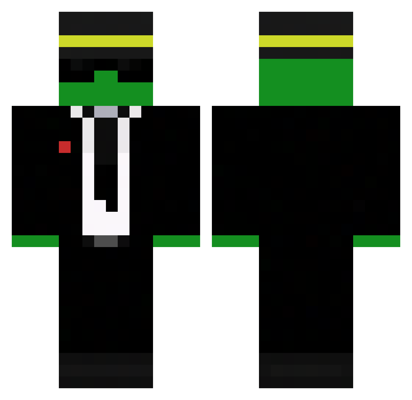 dandan8888 Minecraft skin, front and back view