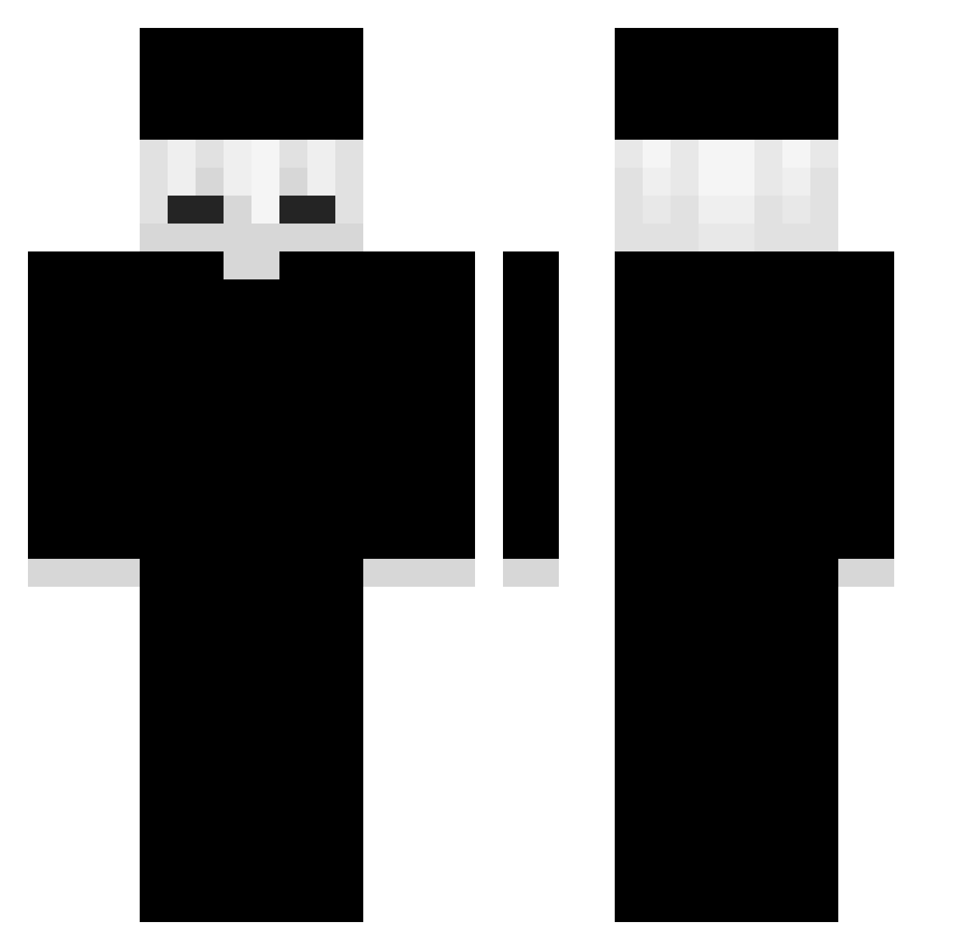 Vextryy_ Minecraft skin, front and back view