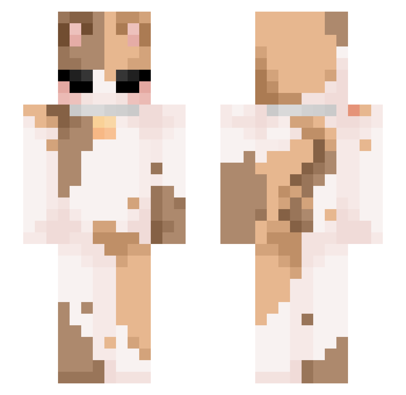 tiny7cat Minecraft skin, front and back view