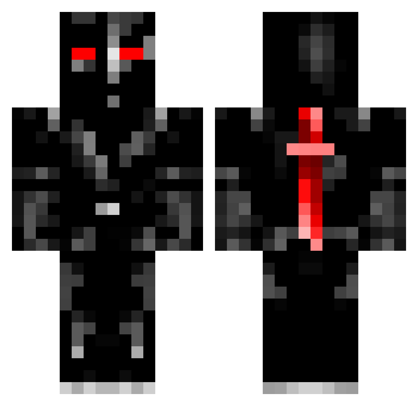 Gus_56 Minecraft skin, front and back view